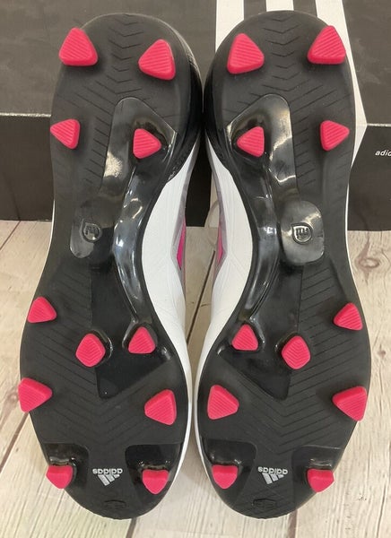 Adidas F50 TRX FG Women's Soccer Cleats Metallic Silver Bright Pink Black US 10