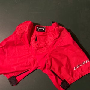 Red Bauer Hockey Pant Shell