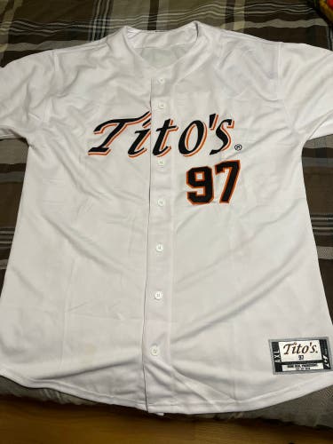 Tito’s 97 baseball jersey