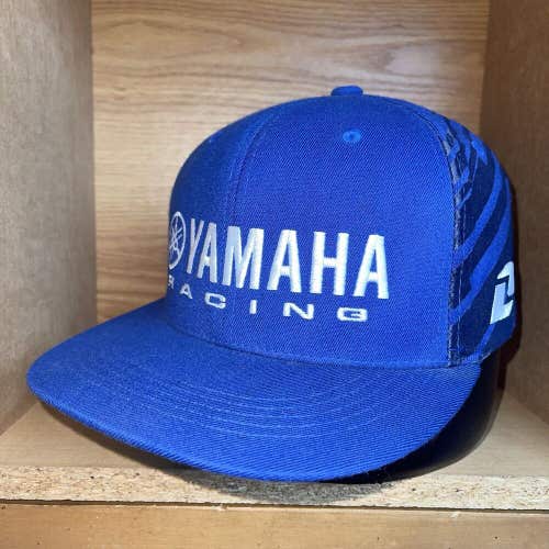 Yamaha Factory Racing One Industries Fitted Hat Cap Flex Fit Size S-M Wool Blend