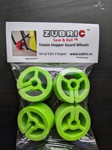 2nd Generation 4xGuard Wheels for Tennis Ball Hopper to Extend Hoppers Life Span