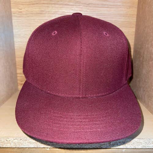 Vintage Top of The World Blank Plain Fitted Hat Cap Size 7 3/4 Rare