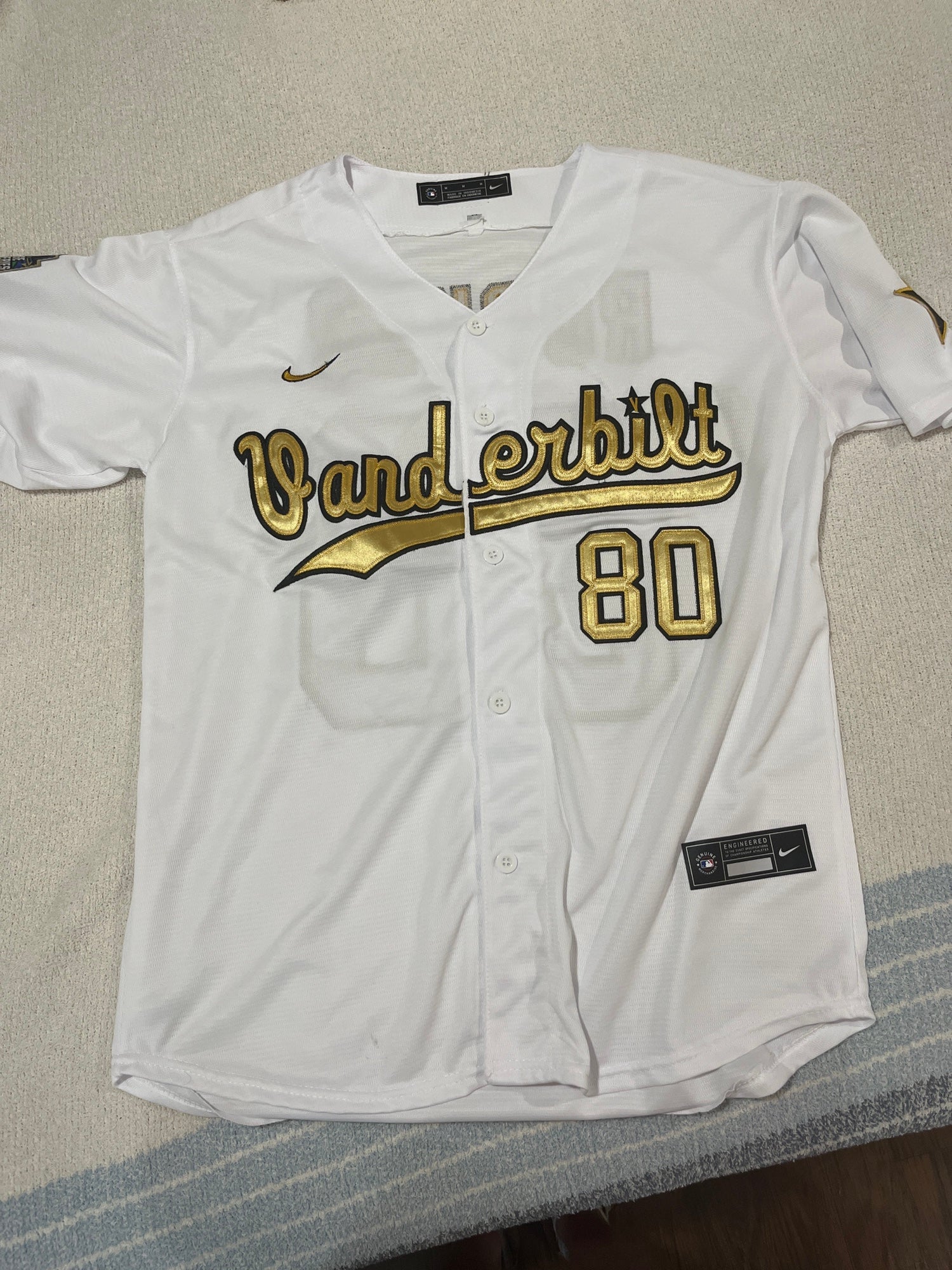 vanderbilt baseball shirt nike