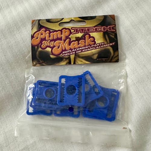 ITech Hockey Goalie “Pimp My Mask” Replacement Mask Clips (8 Pack)