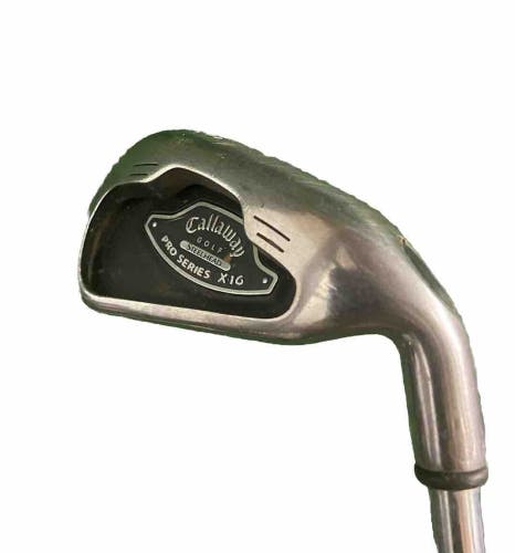 Callaway Golf Steelhead Pro Series X-16 5 Iron Stiff Steel 38" New Grip Men's RH