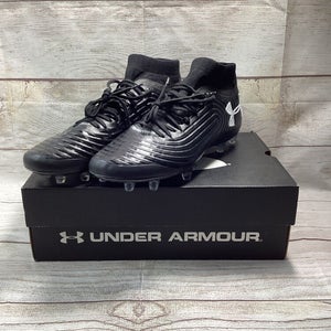 Under Armour All Black Magenetico Pro FG Size 11 Soccer Cleat