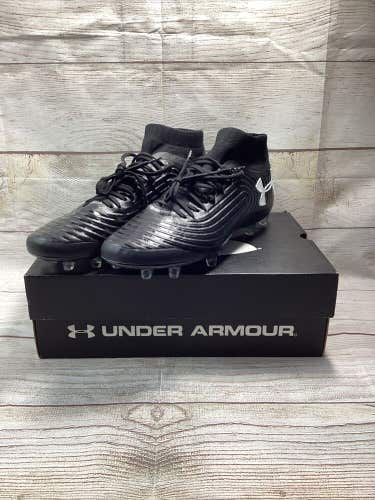 Under Armour All Black Magenetico Pro FG Size 11 Soccer Cleat