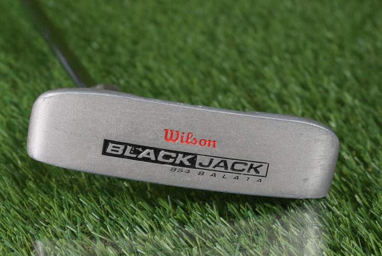 WILSON BLACK JACK 854 BALATA 35” BLADE PUTTER W/ WILSON GOLF PRIDE GRIP