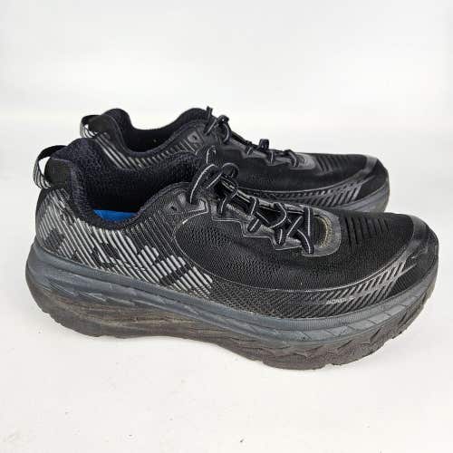 HOKA ONE ONE Bondi 5 Men's Size: 9.5 EE Wide Black Running Shoes Comfort Sneaker