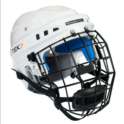 New V3.0 Helmet Jr. Xs - White