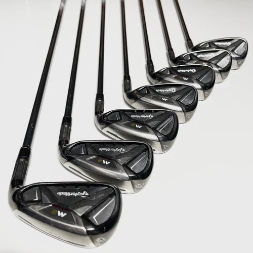 Taylormade M2 5-9, PW, AW Right Handed Regular Flex Graphite Kuro Kage Shafts
