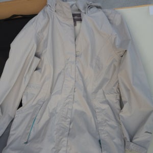 Gray Used Large Women's Eddie Bauer WeatherEdge Jacket