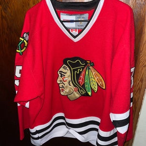 CCM NHL Chicago Blackhawks Tony Esposito Hockey Jersey Mens Size 50 Used Vintage