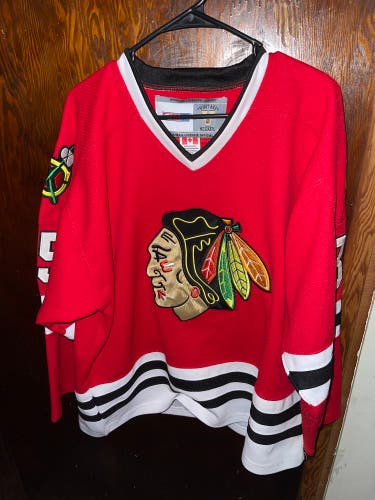 CCM NHL Chicago Blackhawks Tony Esposito Hockey Jersey Mens Size 50 Used Vintage