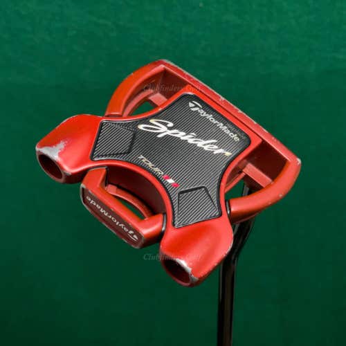 TaylorMade Spider Tour Red Double-Bend 34" Putter Golf Club W/ Headcover