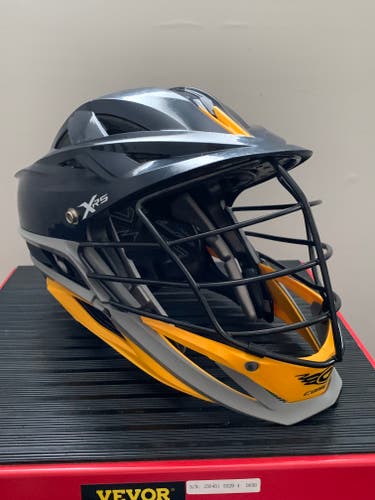 FATHER's DAY SPECIAL - $175 Cascade XRS Helmet Blue / Yellow