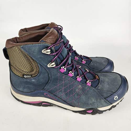 Oboz Women's Sapphire Mid B-Dry Waterproof Hiking Boot Huckleberry Size: 9.5