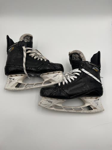 Used Vegas Golden Knights Senior Bauer Pro Stock 9 3/4  Supreme UltraSonic Hockey Skates