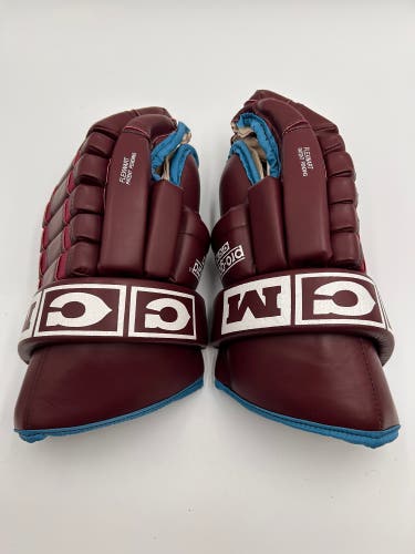 New Retro Colorado Avalanche CCM 15" Pro Stock Pro Gaurd  Gloves
