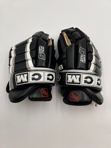 Lightly Used NHL CCM 15" Pro Stock 552 Tacks Gloves