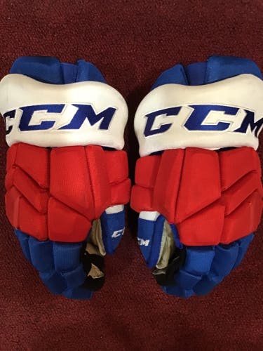 Rochester Americans Used CCM Pro Gloves 13" Item#RAG13