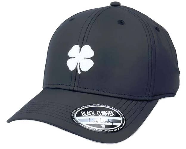 NEW Black Clover Live Lucky Cool Luck #2 Black Adjustable Snapback Golf Hat/Cap