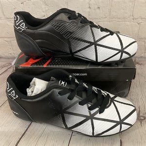 Xara Soccer Illusion 9507 Kid's Soccer Cleats Color Black White US Kid's Size 1