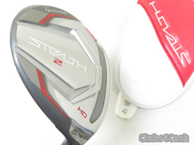 TaylorMade Womens STEALTH2 HD Fairway 19° 5 Wood Aldila Ascent 45 LADIES +Cover