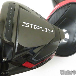 TaylorMade STEALTH Driver 10.5° Aldila Ascent 50 Red Regular +Cover LEFT LH MINT