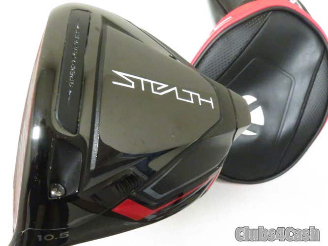 TaylorMade STEALTH Driver 10.5° Aldila Ascent 50 Red Regular +Cover LEFT LH MINT