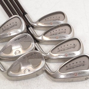 TaylorMade Burner SuperSteel 6-PW,56*,60* Iron Set RH Regular Graphite # 172243