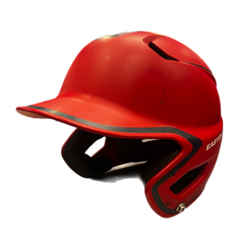 Easton Used Red Batting Helmet