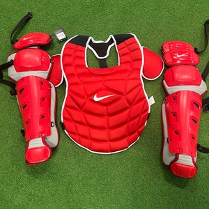 Adult Red Nike Catchers Gear 16” brand new red