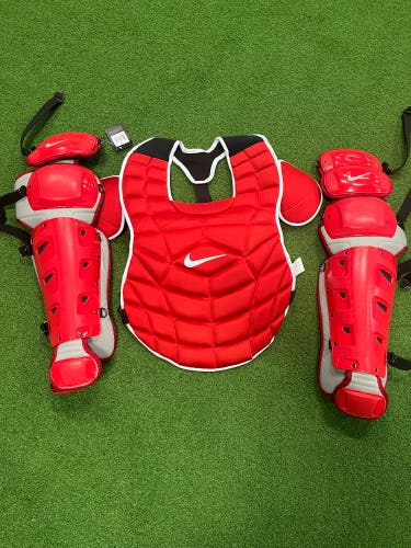 Adult Red Nike Catchers Gear 16” brand new red