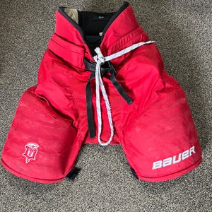 USHL Dubuque Fighting Saints Senior Small Bauer Pro Stock Custom Hockey Pants