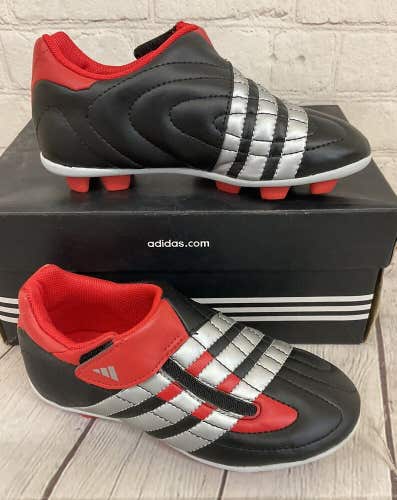 Adidas 382938 Shotover TRXHGJ Youth Soccer Cleats Black Silver Red US Size 11K