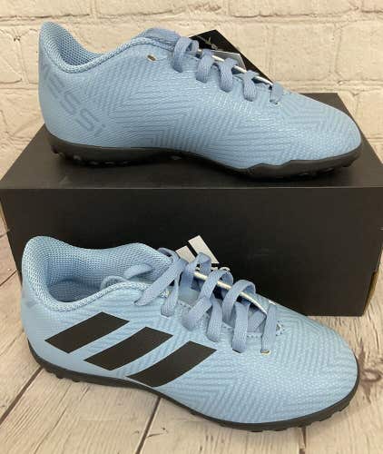 Adidas Nemeziz Messi Tango 18.4 T Youth Soccer Shoes Sky Blue Black US 12.5K