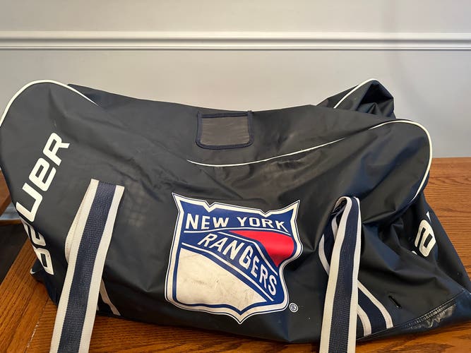 NY Rangers Bauer Equipment Bag Jr Rare