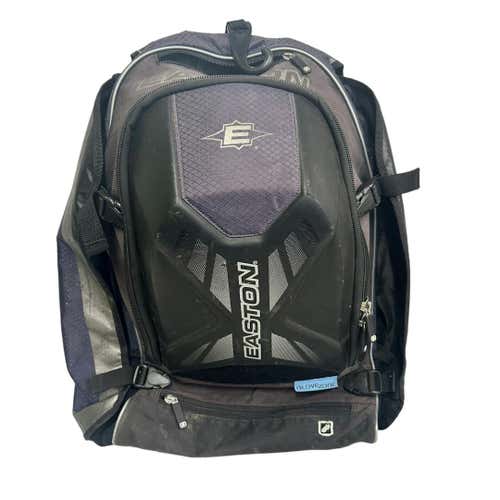 Used Easton Backpack Black Navy Baseball And Softball Equipment Bags