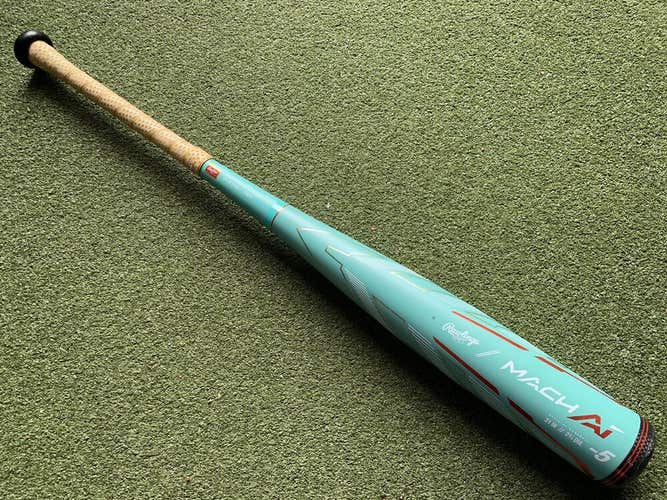2024 Rawlings Mach AI 31/26 USSSA -5 Baseball Bat  Used w/ new Lizard Skins grip