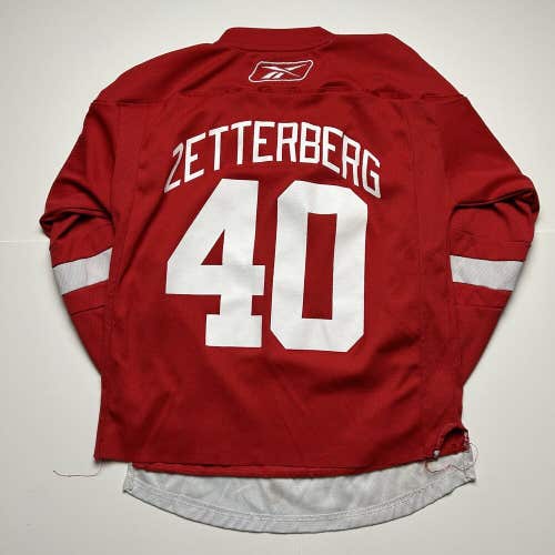 Henrik Zetterberg Detroit Red Wings Hockey Jersey NHL Reebok Youth L/XL