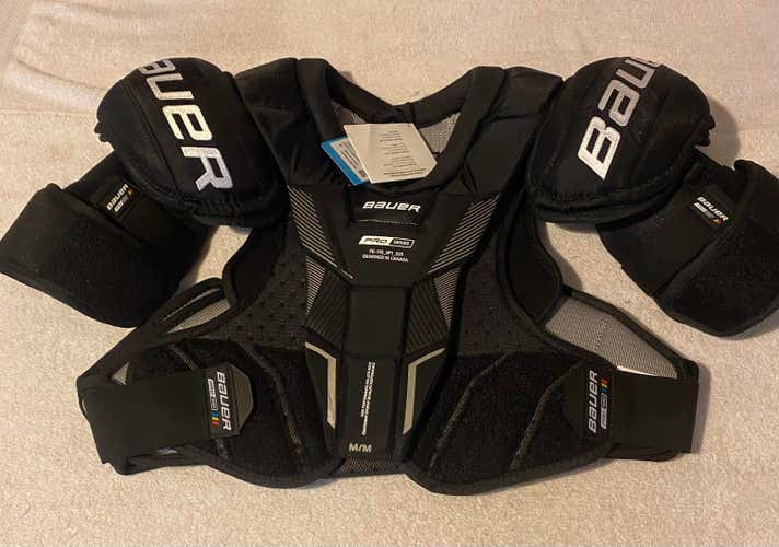 Bauer Hockey Pro Series Shoulder Pads, Size Senior Medium