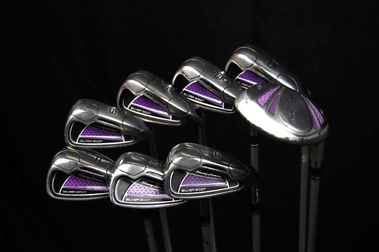 TOMMY ARMOUR SILVER SCOT IRON SET + 4-WOOD LENGTH (5) 35.5 - 37.5 IN RH NEW GRIP