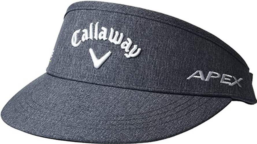 NEW 2023 Callaway Golf High Crown Tour Authentic Heather Gray Adjustable Visor