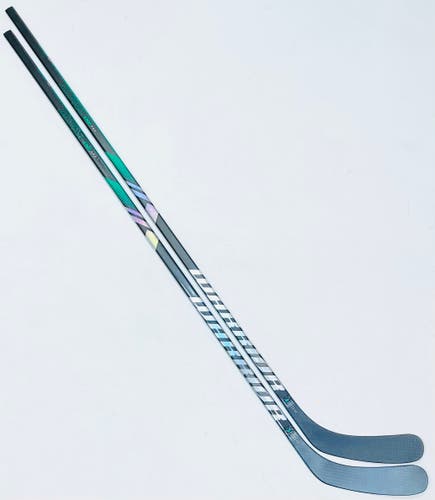 New 2 Pack Roope Hintz Custom Green Warrior Alpha LX 2 Pro (DX SL Build) Hockey Stick-LH-90 Flex-P90
