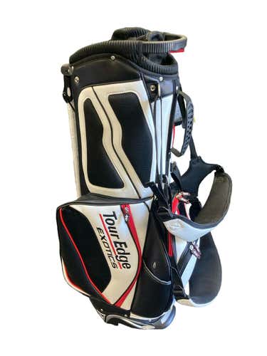 Used Tour Edge Exotics Staff Stand Bag Golf Stand Bags