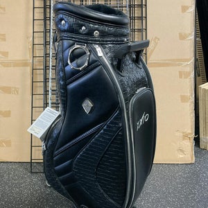 Used Xxio Black Leather Bag Golf Cart Bags