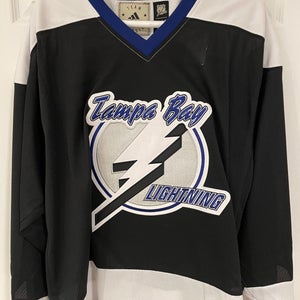 Tampa Bay Lightning Adidas Jersey (Vintage 1992, Team Classics) New Black Size XL* (54)