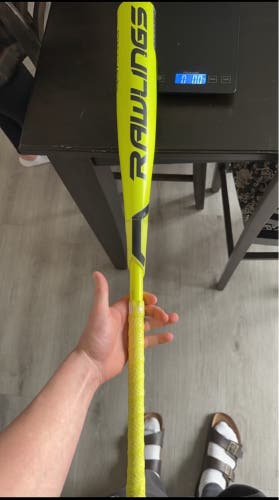 2017 Rawlings Quattro Glowstick(SHAVED,ROLLED,RING REMOVED)