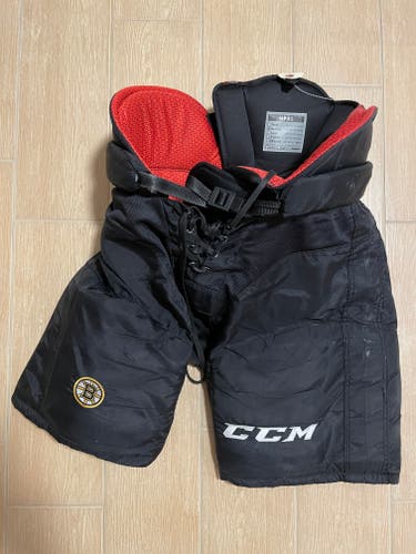 Rare CCM Black HP45 Hockey Pants (Boston Bruins) Senior Used
